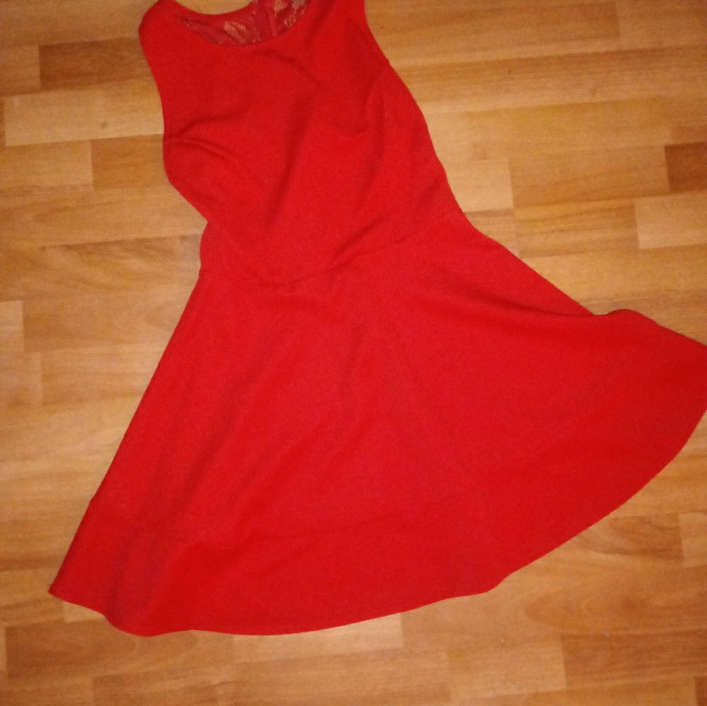 Red dress by forever 21 size medium